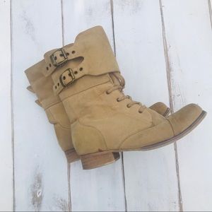 Tan Combat Boots